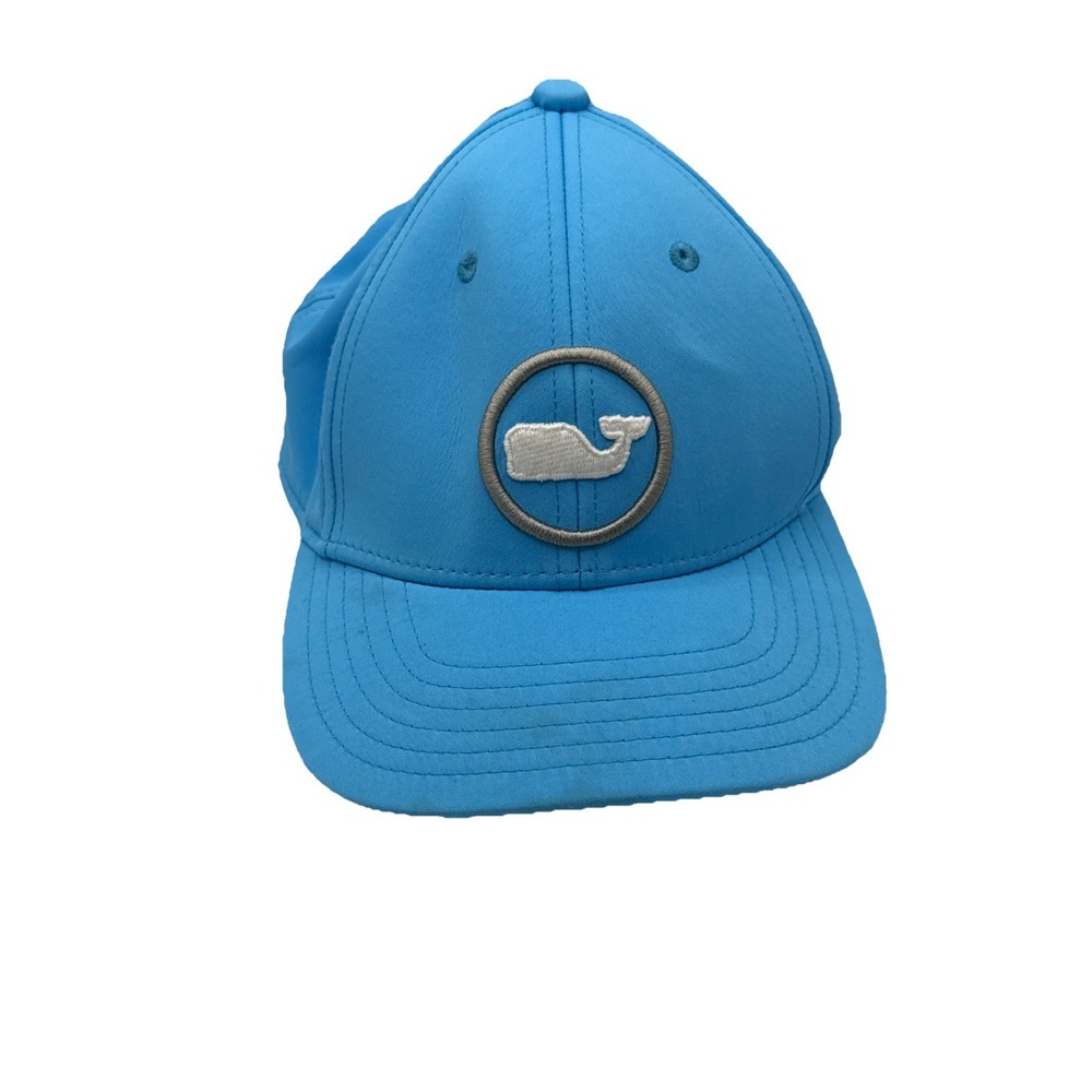 Vineyard Vines Youth Kid's Blue Whale Dot Performance Snap Back Hat Cap